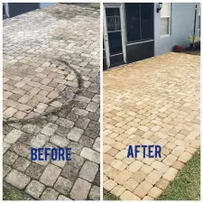 Driveway And Patio Paver Cleaning In Winter Haven, FL 0