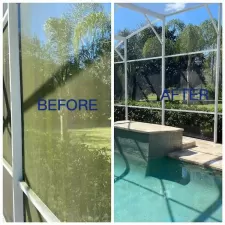 Pool Enclosure Cleaning In Windermere, FL 4