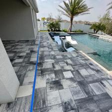 Pool deck sealing